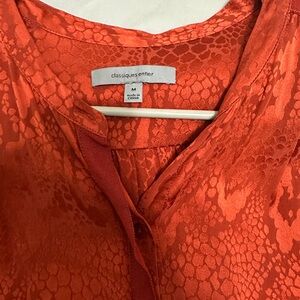NORDSTROM Classiques Entier Red Blouse